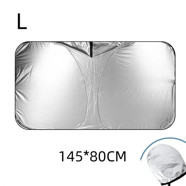 📢📢40% DE RÉDUCTION !! ⏰ Pare-Soleil Pliable pour Pare-Brise – Protection UV, Inclut Cache-Volant, Pochette Offerte ☀️