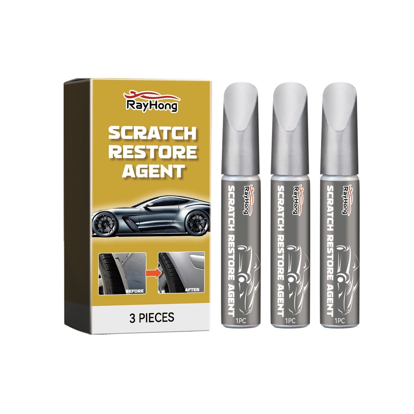 🎨 VENTE FLASH -50% ! Kit Stylo Réparation Jantes – Vernis + 3 x 10 ml pour Retouche Précise 🖌️🔘 【Offre Limitée】