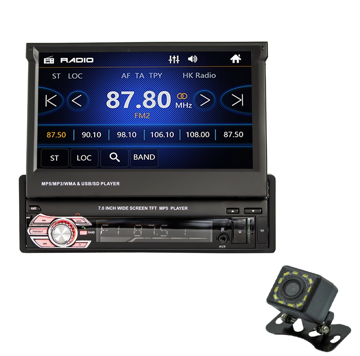 Autoradios HD 7 pouces au format Single-Din