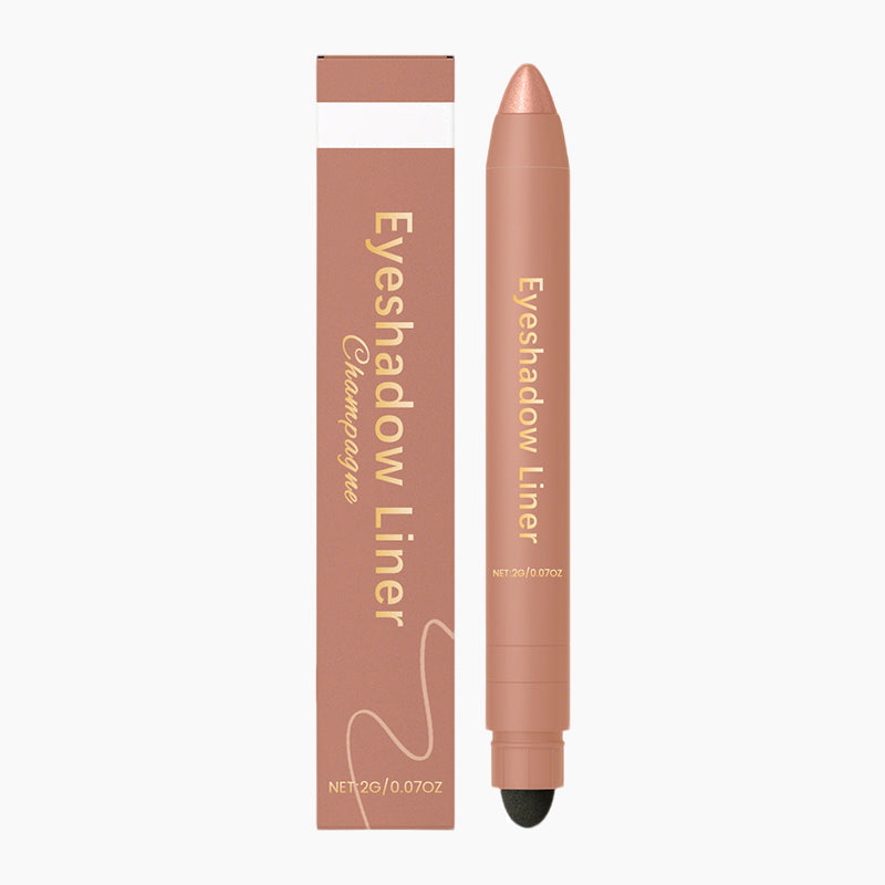 👁️Ombre à paupières et eye-liner 2 en 1 avec pinceau mélangeur