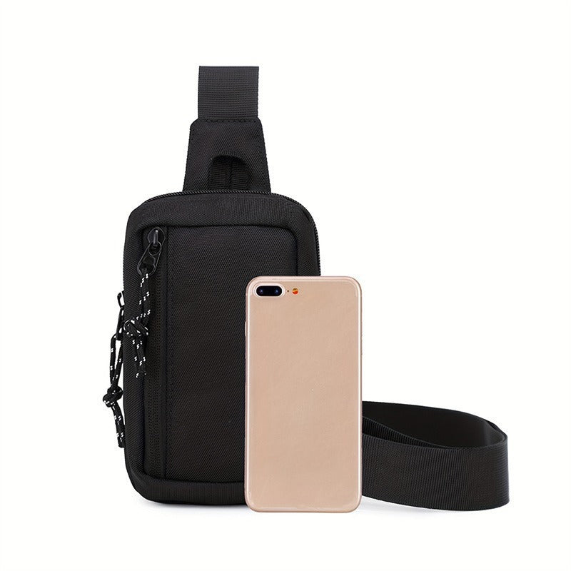 📢📢40 % DE RÉDUCTION !! ⏰Sac Bandoulière Homme Urban Commuter – Tissu Polyester Résistant Eau, Compartiments Organisés Passeport Téléphone Clés, Sangle Réglable 3 Ports · Ultraléger · Noir ✨