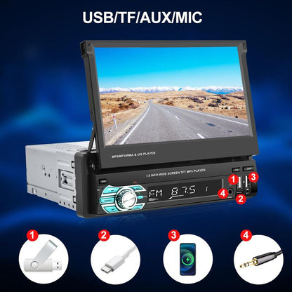 Autoradios HD 7 pouces au format Single-Din