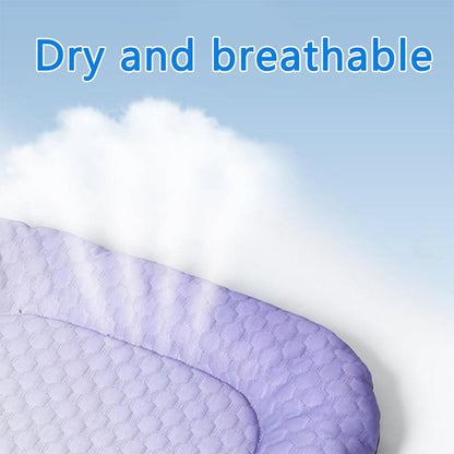 📢📢40 % DE RÉDUCTION !! ⏰Coussin rafraîchissant 3D pour chiens et chats – Nid doux en perles de gel, matelas à air pour été, tissu respirant, fraîcheur naturelle sans excès💤❄️