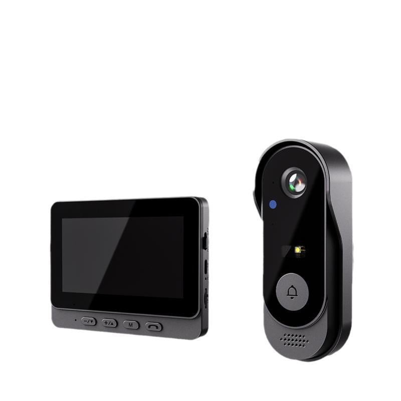 🔔 50% DE RÉDUCTION ! 📹 Caméra de Sonnette Sans Fil 1080P – Champ de Vision 170°, Écran 4,3 Pouces & Vision Nocturne IPX65 🏡