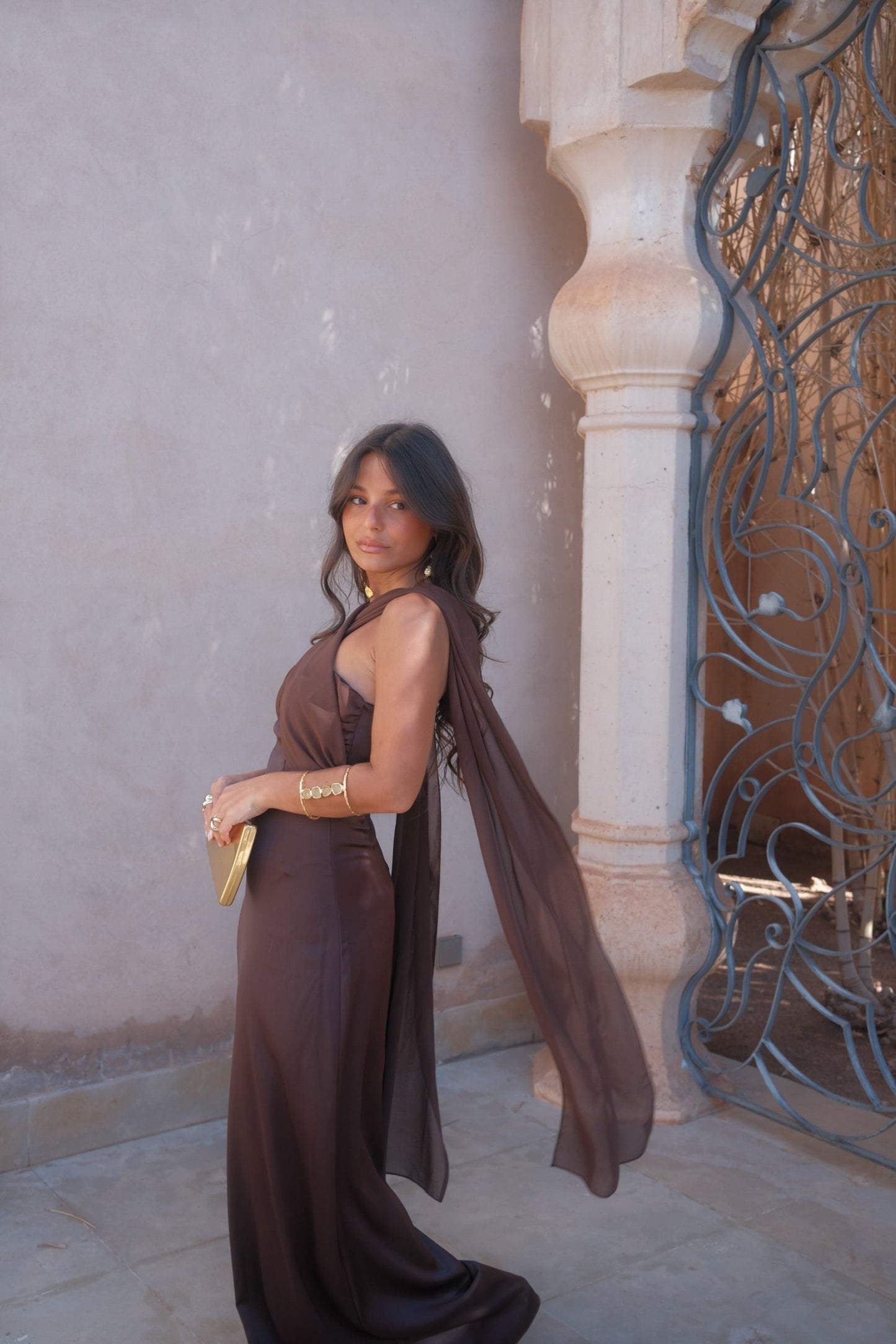 Vestido Triana Marrón