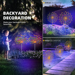 📢📢40% DE RÉDUCTION !! ⏰ | Lampe Solaire de Jardin Effet Pissenlit – Guirlande en Fil de Cuivre Étanche pour Pelouse, Allée et Terrasse
