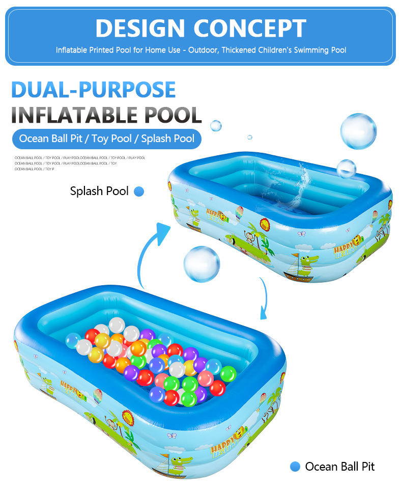 📢📢40% DE RÉDUCTION !! ⏰ Piscine Gonflable pour Enfants – PVC Robuste & Installation Facile – Parfaite pour s'amuser dans le jardin les jours de chaleur – Sûre et Colorée pour les Enfants 🌞✨