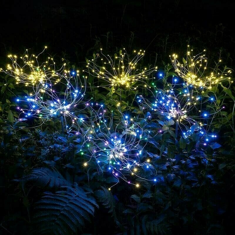 📢📢40% DE RÉDUCTION !! ⏰ | Lampe Solaire de Jardin Effet Pissenlit – Guirlande en Fil de Cuivre Étanche pour Pelouse, Allée et Terrasse