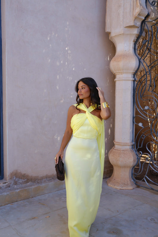 Vestido Triana Amarillo