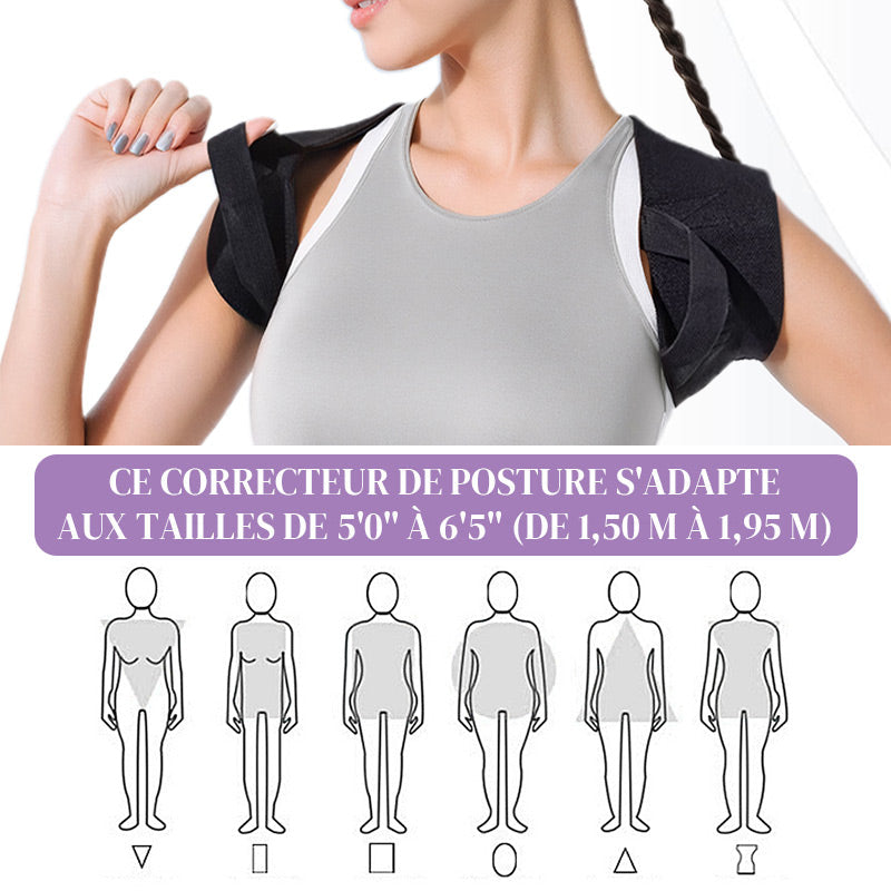 Ceinture de correction de posture dorsale pour hommes et femmes