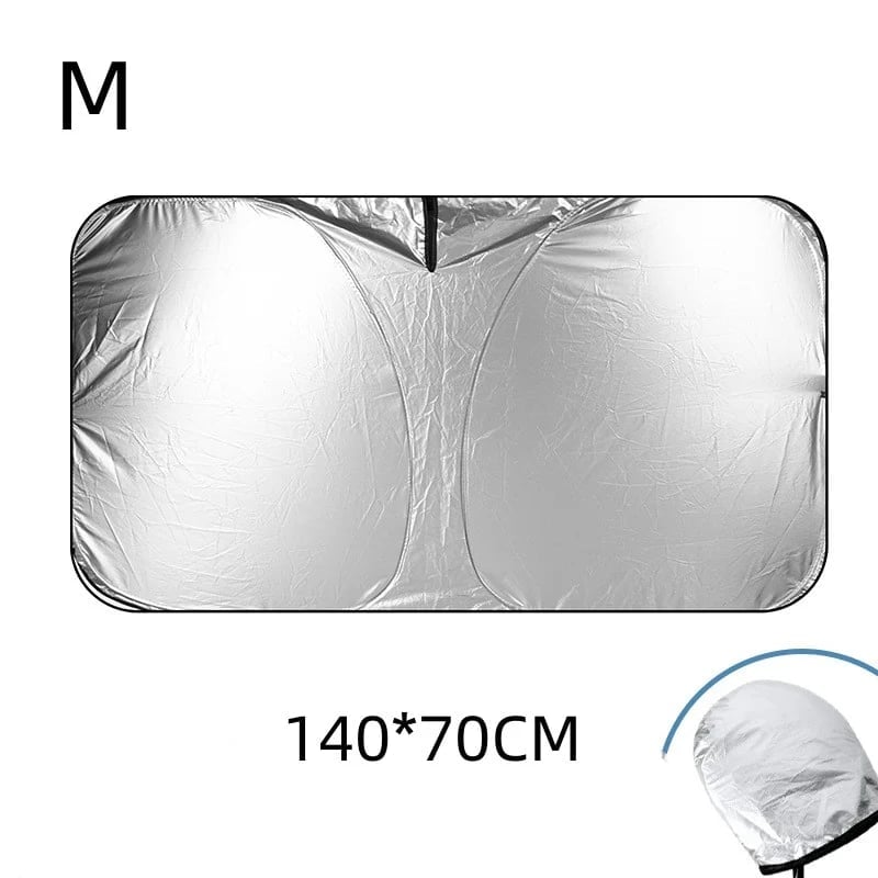 📢📢40% DE RÉDUCTION !! ⏰ Pare-Soleil Pliable pour Pare-Brise – Protection UV, Inclut Cache-Volant, Pochette Offerte ☀️