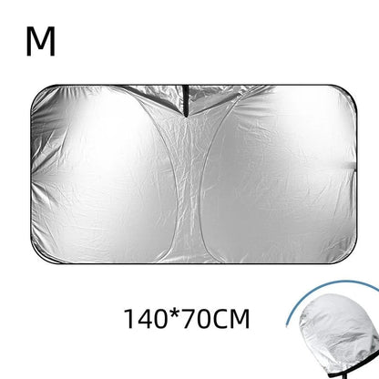 📢📢40% DE RÉDUCTION !! ⏰ Pare-Soleil Pliable pour Pare-Brise – Protection UV, Inclut Cache-Volant, Pochette Offerte ☀️
