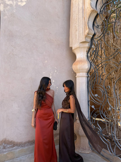 Vestido Triana Marrón