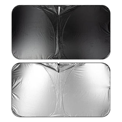 📢📢40% DE RÉDUCTION !! ⏰ Pare-Soleil Pliable pour Pare-Brise – Protection UV, Inclut Cache-Volant, Pochette Offerte ☀️