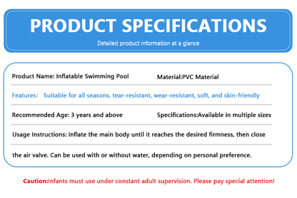 📢📢40% DE RÉDUCTION !! ⏰ Piscine Gonflable pour Enfants – PVC Robuste & Installation Facile – Parfaite pour s'amuser dans le jardin les jours de chaleur – Sûre et Colorée pour les Enfants 🌞✨