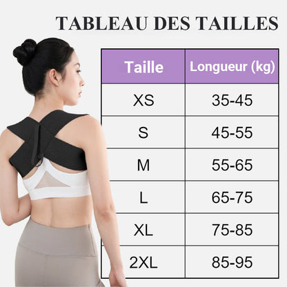 Ceinture de correction de posture dorsale pour hommes et femmes