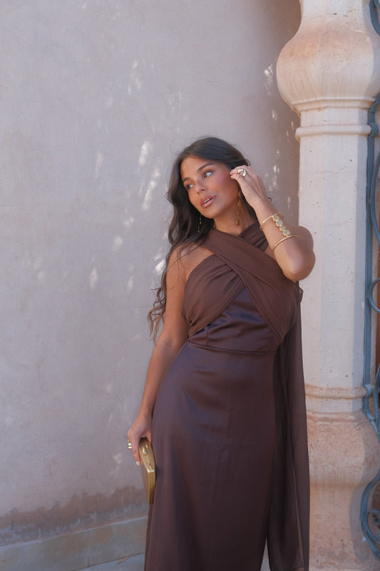 Vestido Triana Marrón