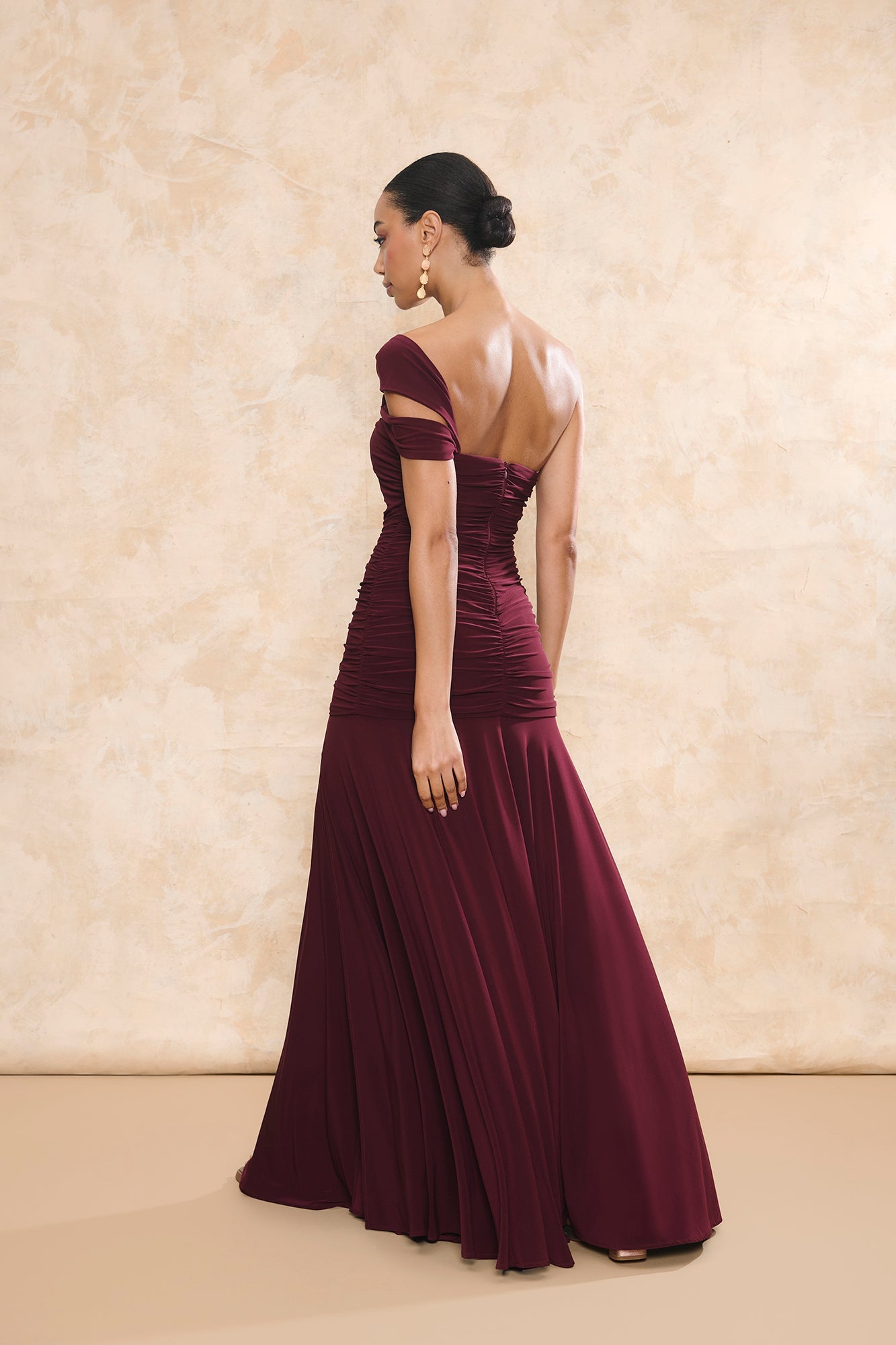 Vestido Cumbia Berenjena