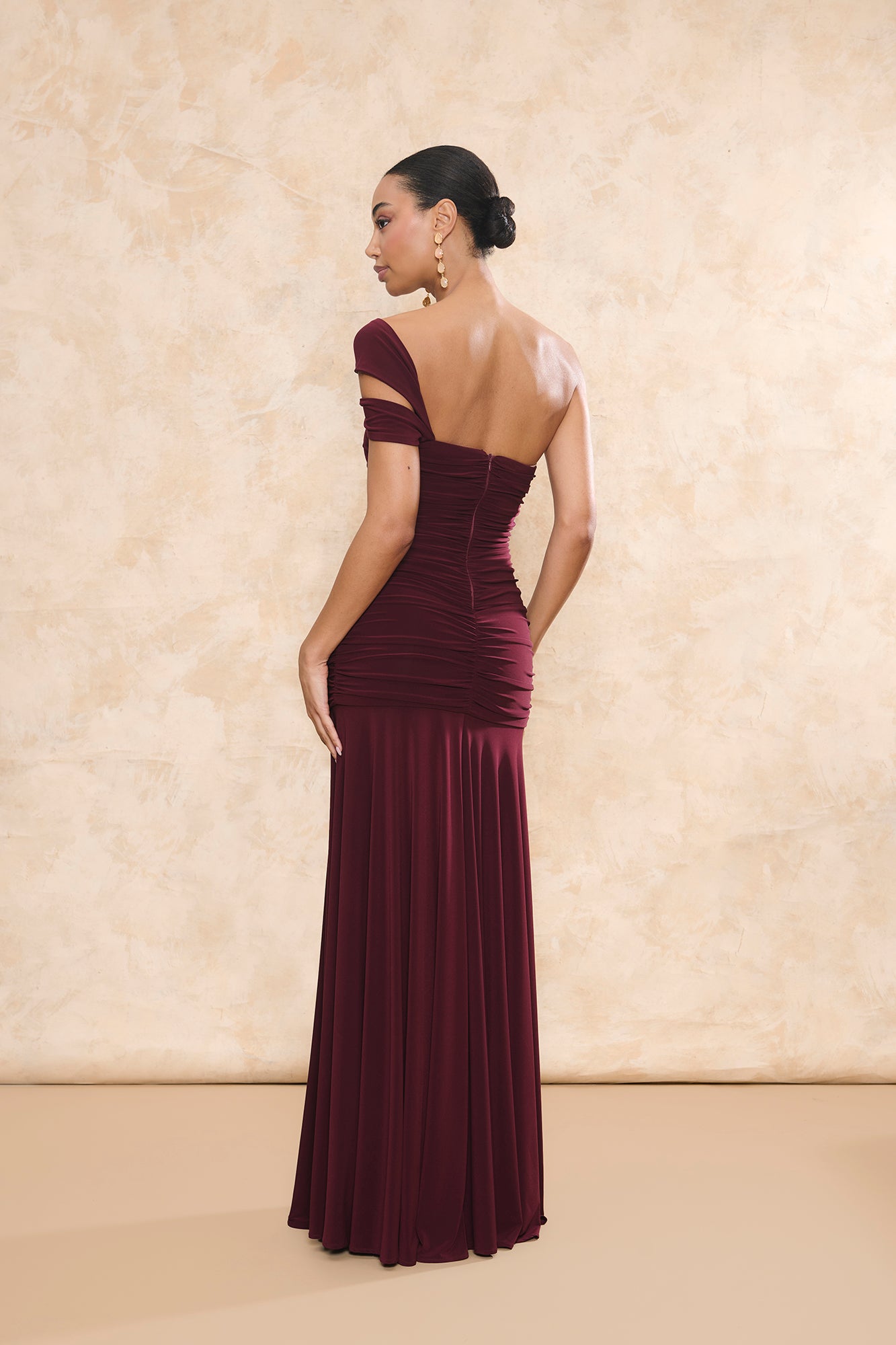 Vestido Cumbia Berenjena