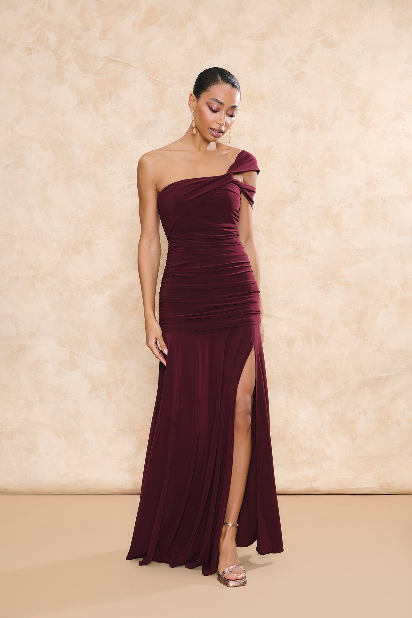 Vestido Cumbia Berenjena