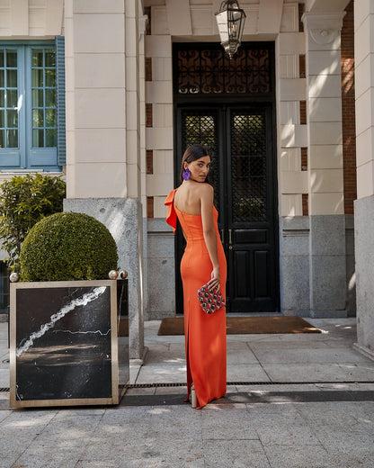 Vestido Pétalo Naranja