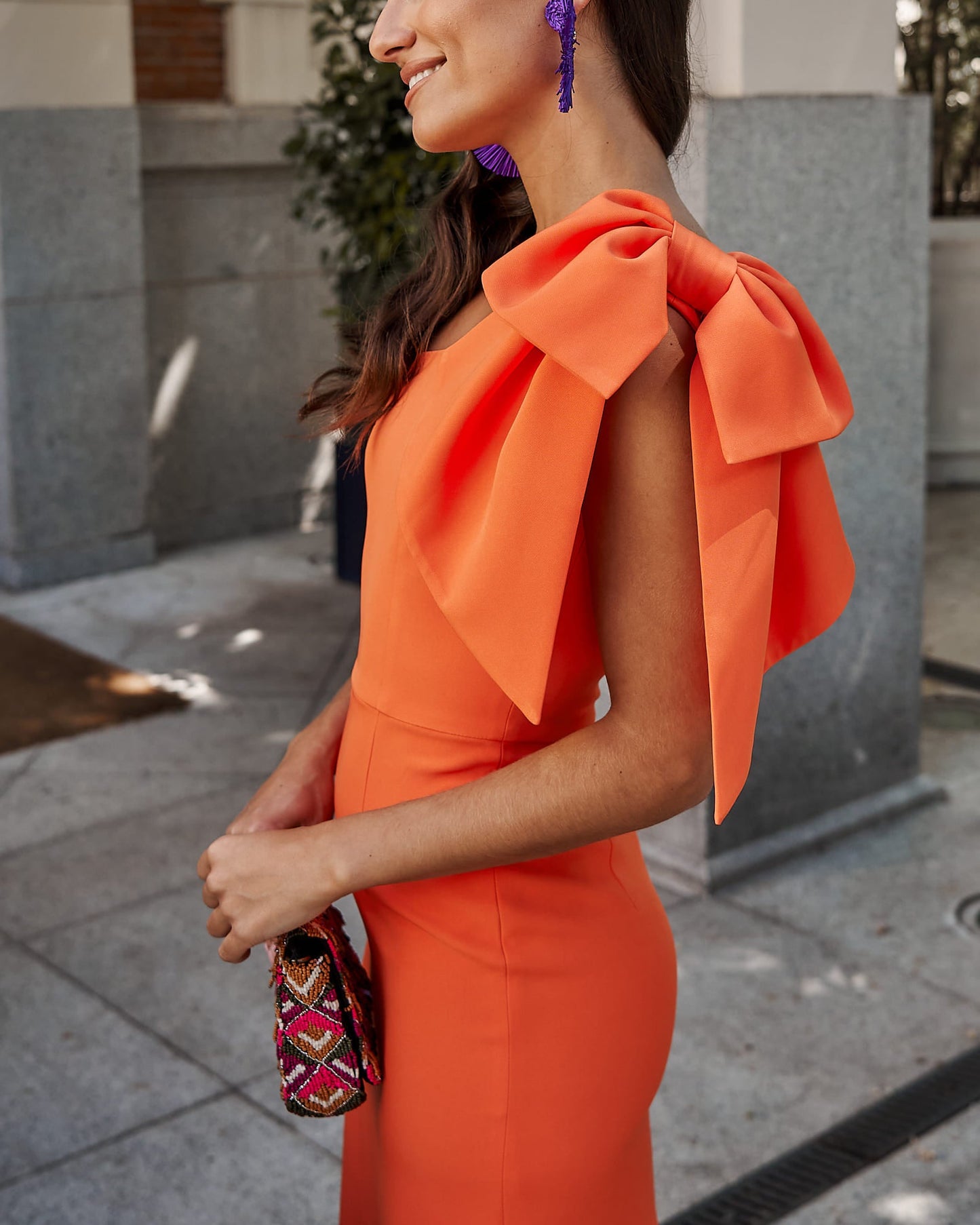 Vestido Pétalo Naranja