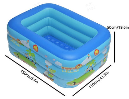📢📢40% DE RÉDUCTION !! ⏰ Piscine Gonflable pour Enfants – PVC Robuste & Installation Facile – Parfaite pour s'amuser dans le jardin les jours de chaleur – Sûre et Colorée pour les Enfants 🌞✨