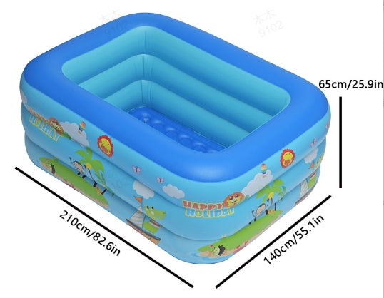 📢📢40% DE RÉDUCTION !! ⏰ Piscine Gonflable pour Enfants – PVC Robuste & Installation Facile – Parfaite pour s'amuser dans le jardin les jours de chaleur – Sûre et Colorée pour les Enfants 🌞✨