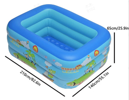 📢📢40% DE RÉDUCTION !! ⏰ Piscine Gonflable pour Enfants – PVC Robuste & Installation Facile – Parfaite pour s'amuser dans le jardin les jours de chaleur – Sûre et Colorée pour les Enfants 🌞✨