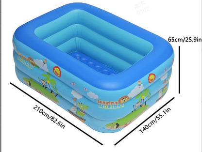 📢📢40% DE RÉDUCTION !! ⏰ Piscine Gonflable pour Enfants – PVC Robuste & Installation Facile – Parfaite pour s'amuser dans le jardin les jours de chaleur – Sûre et Colorée pour les Enfants 🌞✨