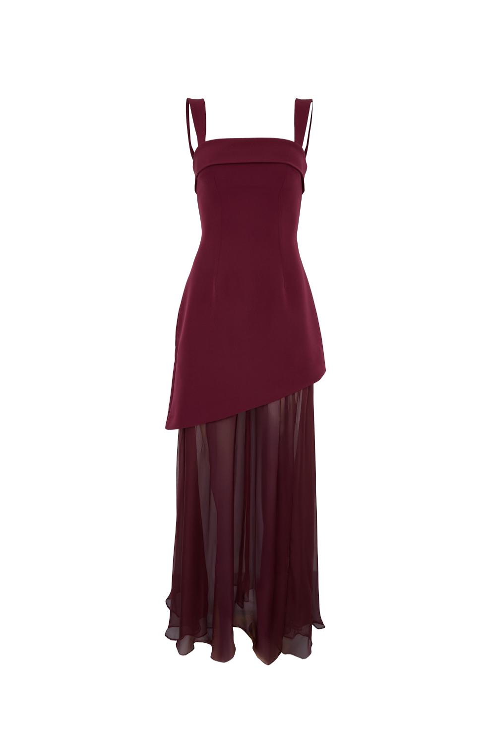 Vestido Ámbar Granate