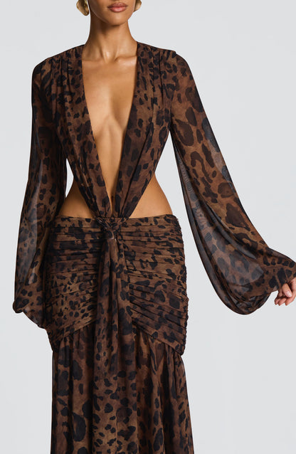 Vestido Adriana - Leopardo