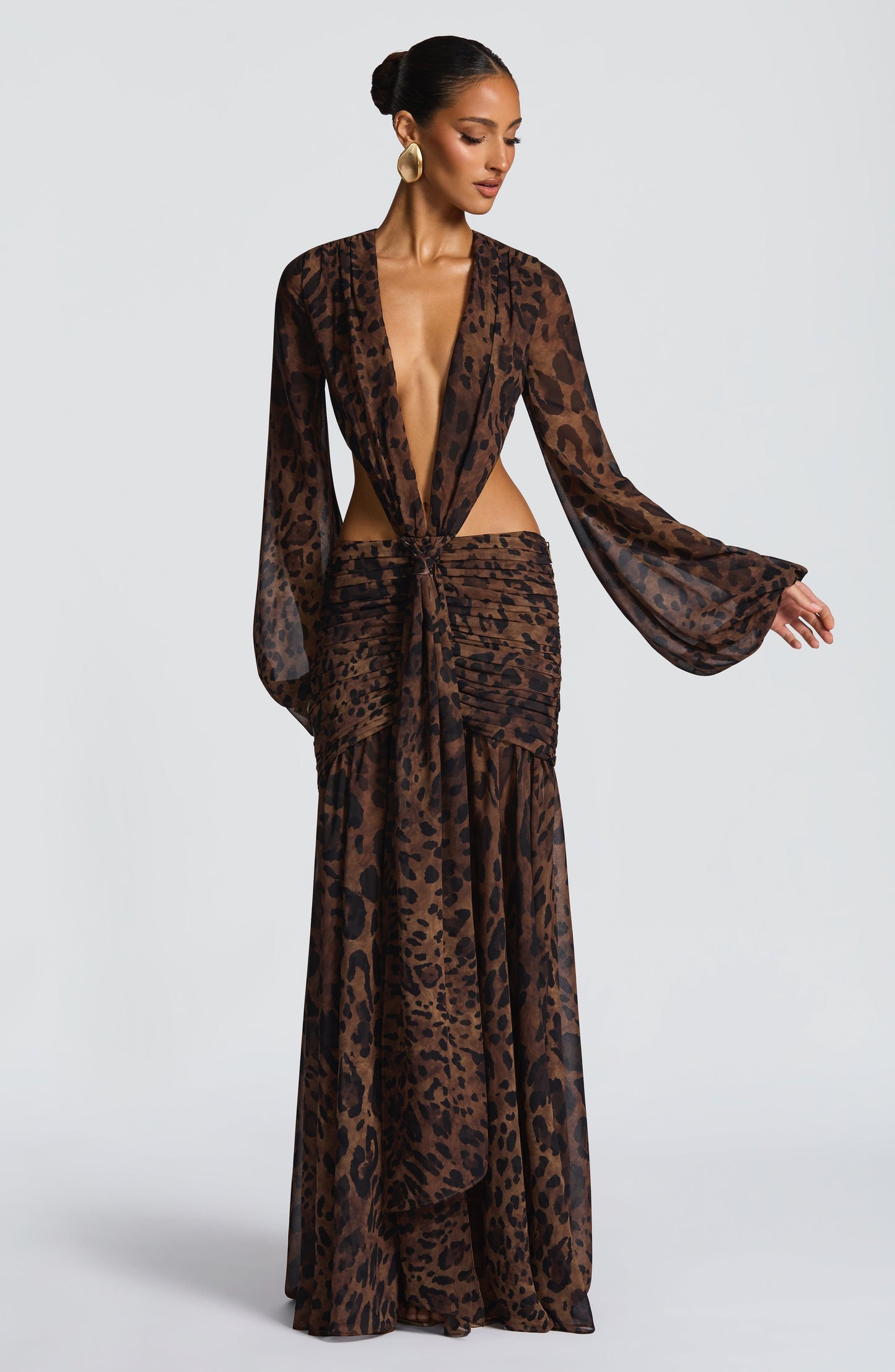 Vestido Adriana - Leopardo