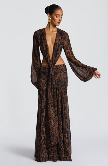 Vestido Adriana - Leopardo