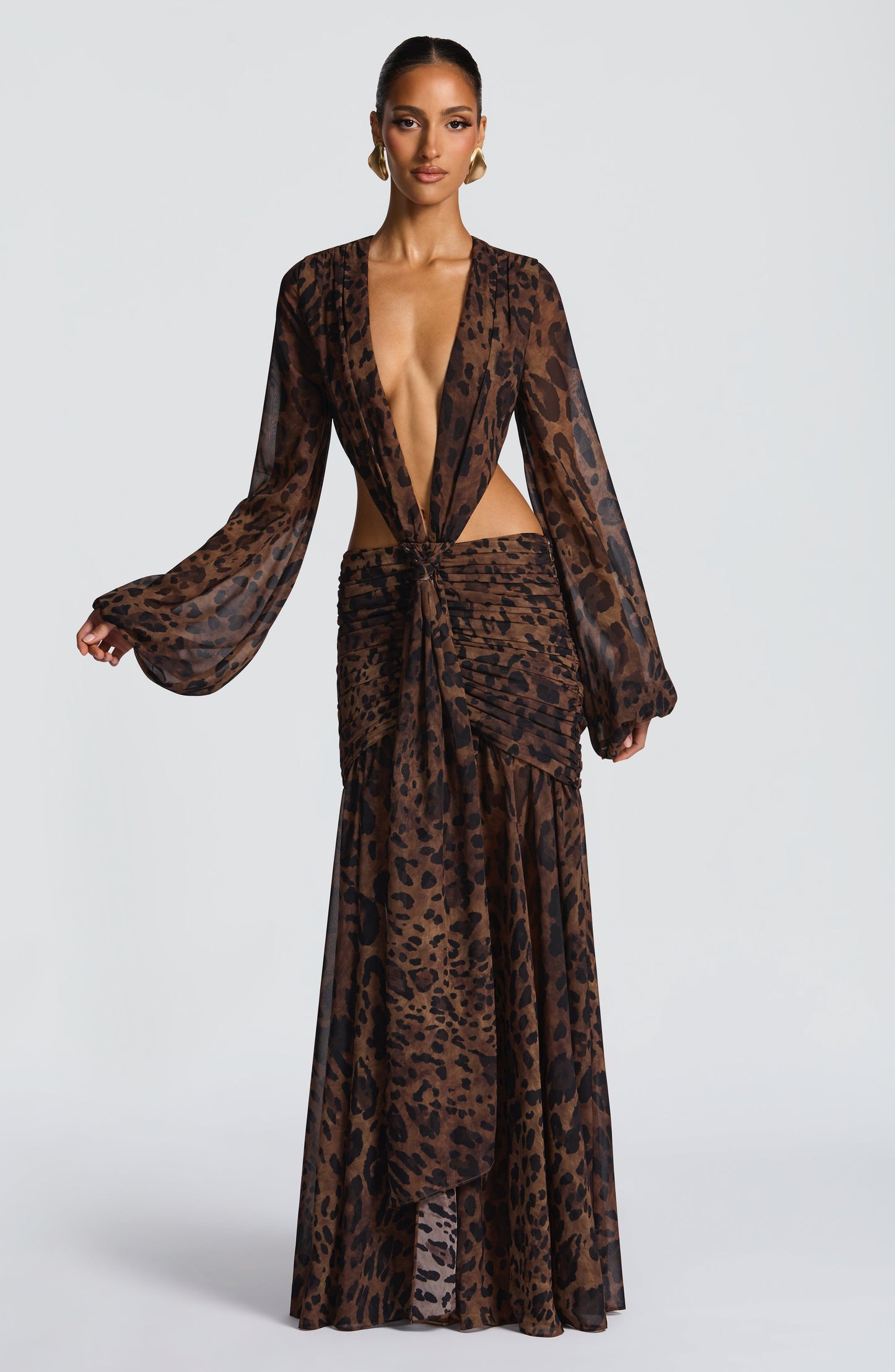 Vestido Adriana - Leopardo