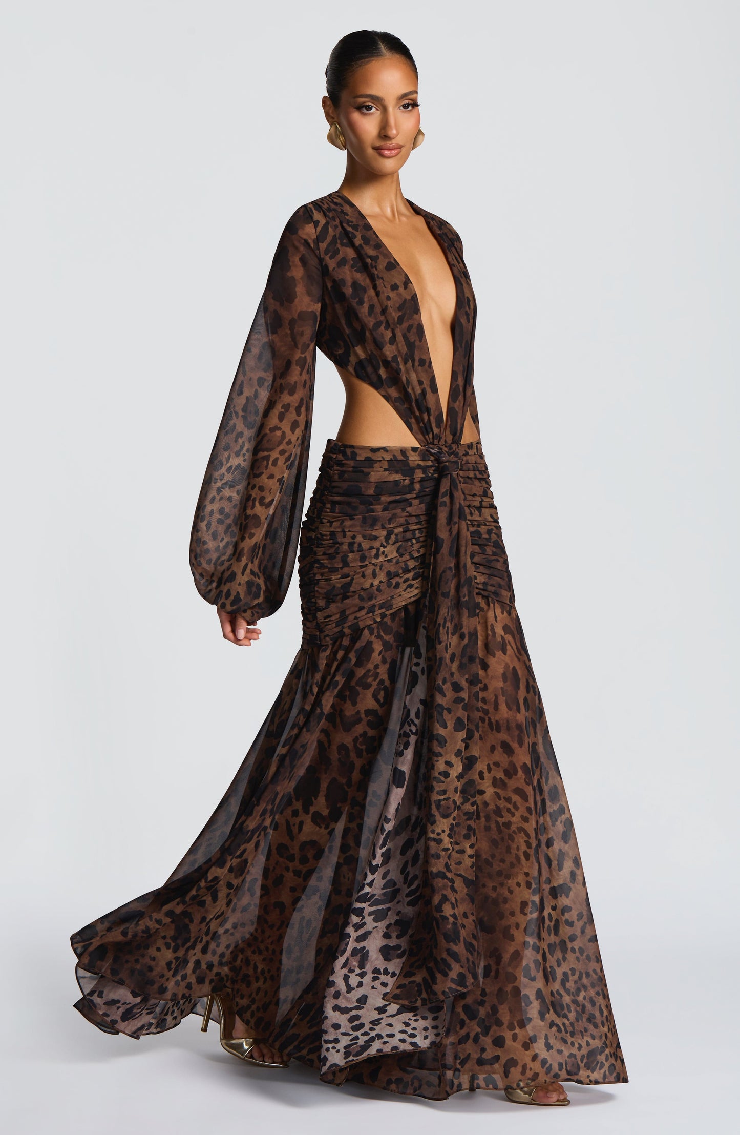 Vestido Adriana - Leopardo