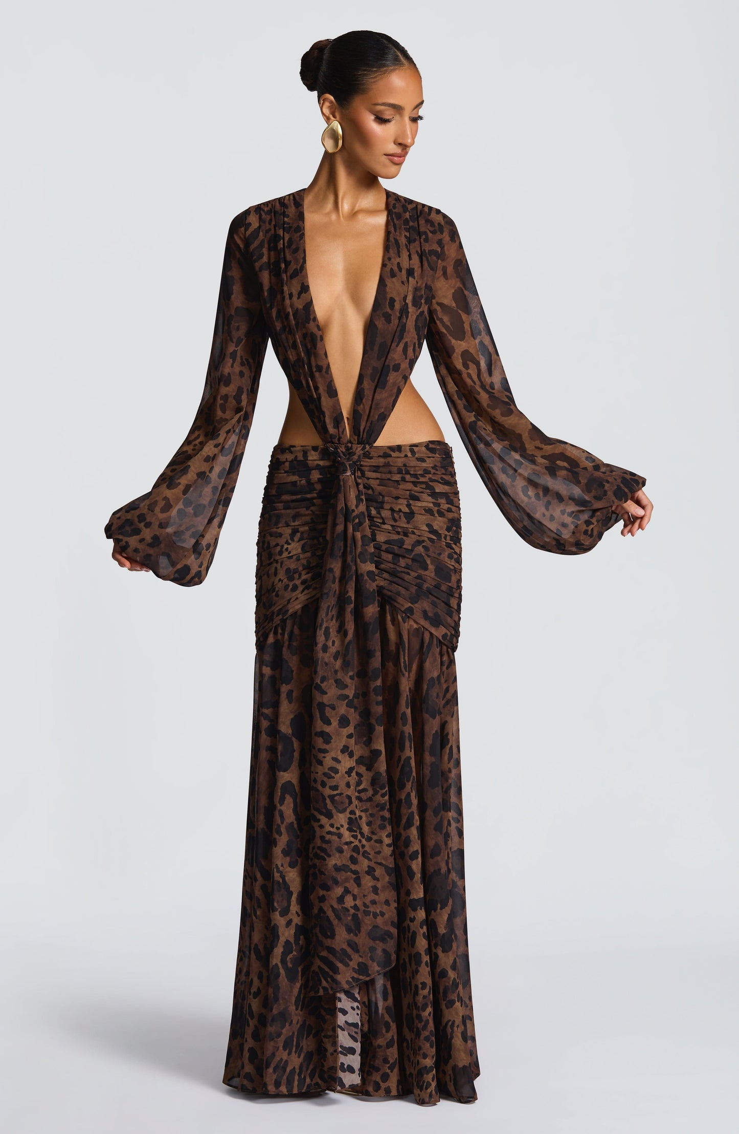 Vestido Adriana - Leopardo