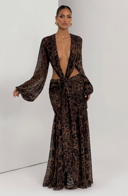 Vestido Adriana - Leopardo