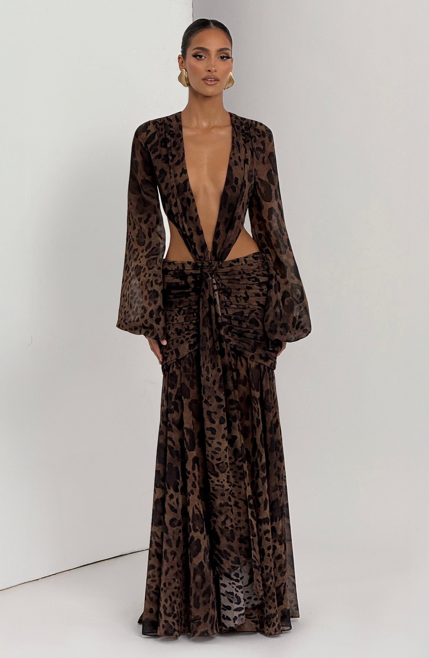 Vestido Adriana - Leopardo