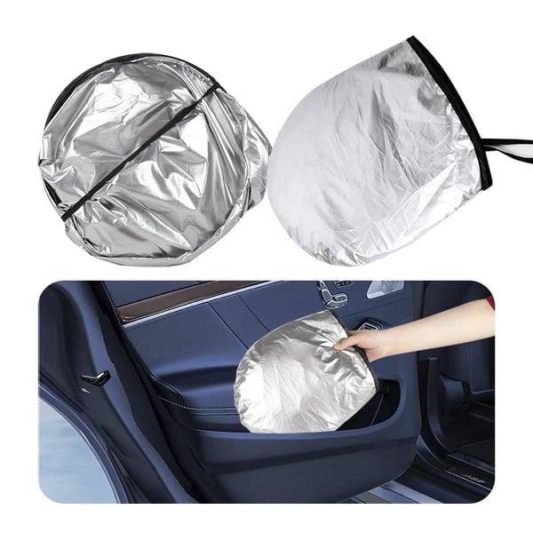 📢📢40% DE RÉDUCTION !! ⏰ Pare-Soleil Pliable pour Pare-Brise – Protection UV, Inclut Cache-Volant, Pochette Offerte ☀️