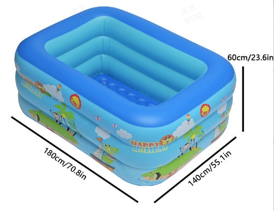 📢📢40% DE RÉDUCTION !! ⏰ Piscine Gonflable pour Enfants – PVC Robuste & Installation Facile – Parfaite pour s'amuser dans le jardin les jours de chaleur – Sûre et Colorée pour les Enfants 🌞✨