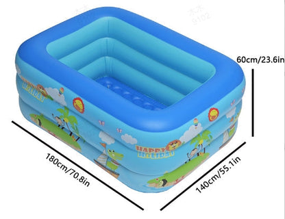 📢📢40% DE RÉDUCTION !! ⏰ Piscine Gonflable pour Enfants – PVC Robuste & Installation Facile – Parfaite pour s'amuser dans le jardin les jours de chaleur – Sûre et Colorée pour les Enfants 🌞✨