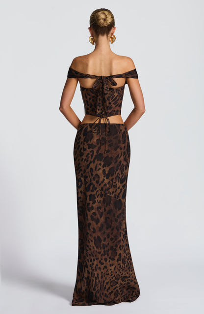 Falda Larga Chiara - Leopardo