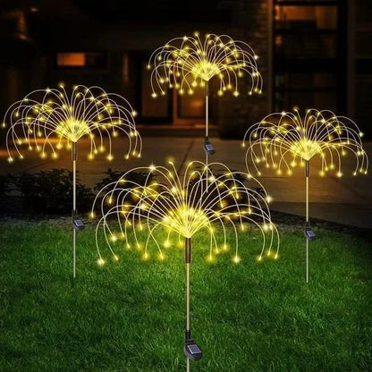 📢📢40% DE RÉDUCTION !! ⏰ | Lampe Solaire de Jardin Effet Pissenlit – Guirlande en Fil de Cuivre Étanche pour Pelouse, Allée et Terrasse