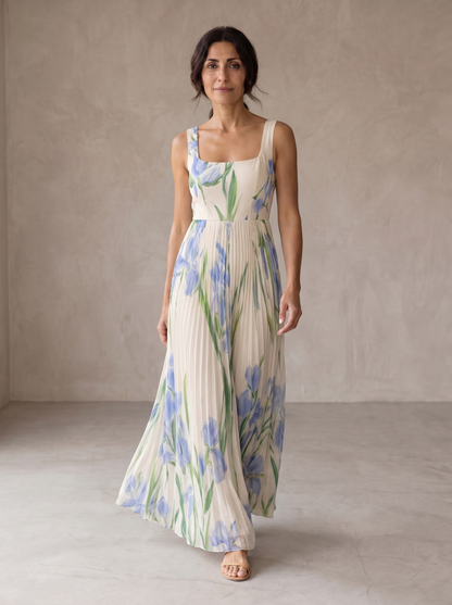 Daria | Abito Maxi A-Line Floreale