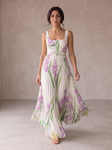 Emma | Abito Maxi A-Line Floreale