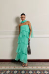 Vestido Khayal Verde Agua