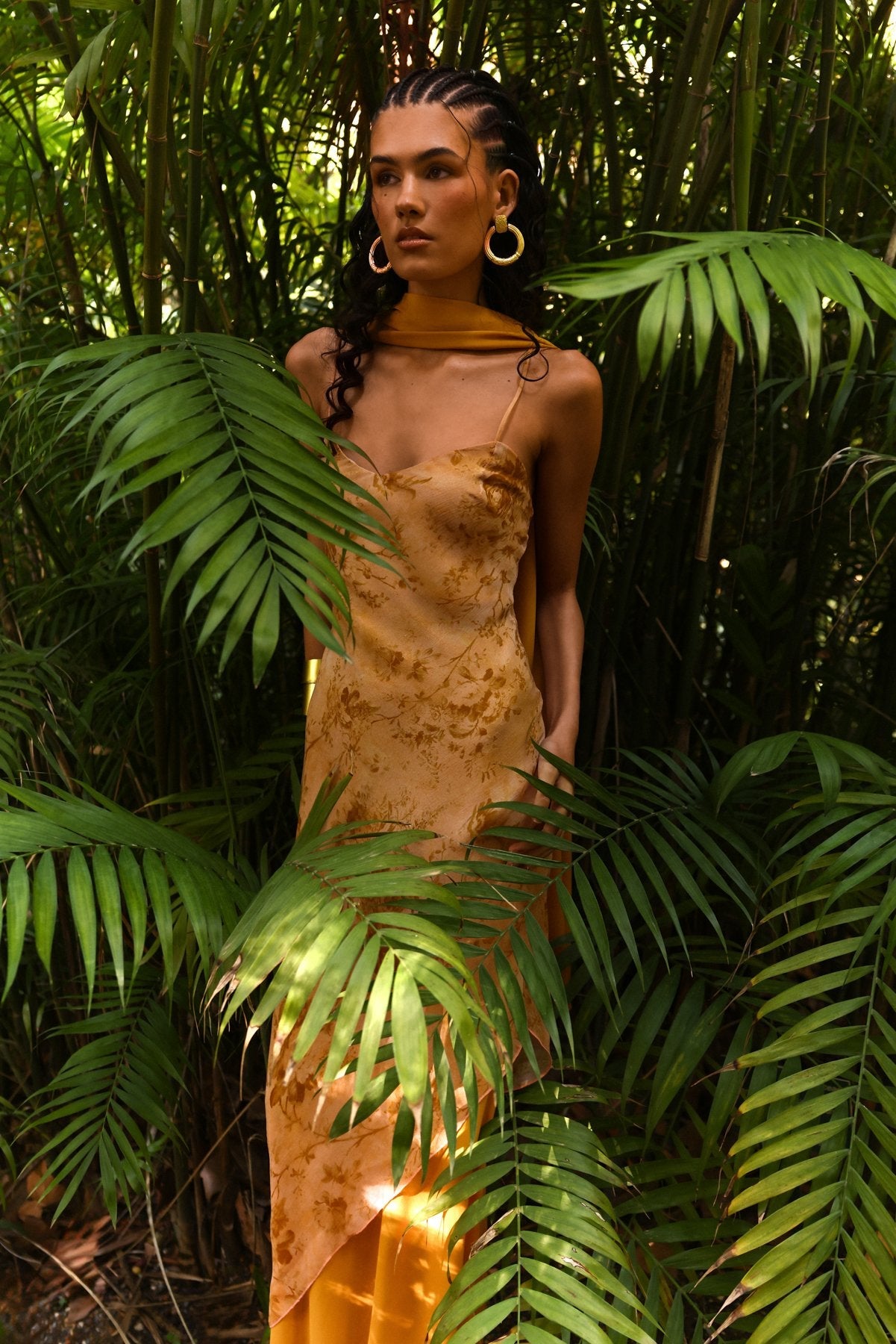 Vestido Moka Mostaza