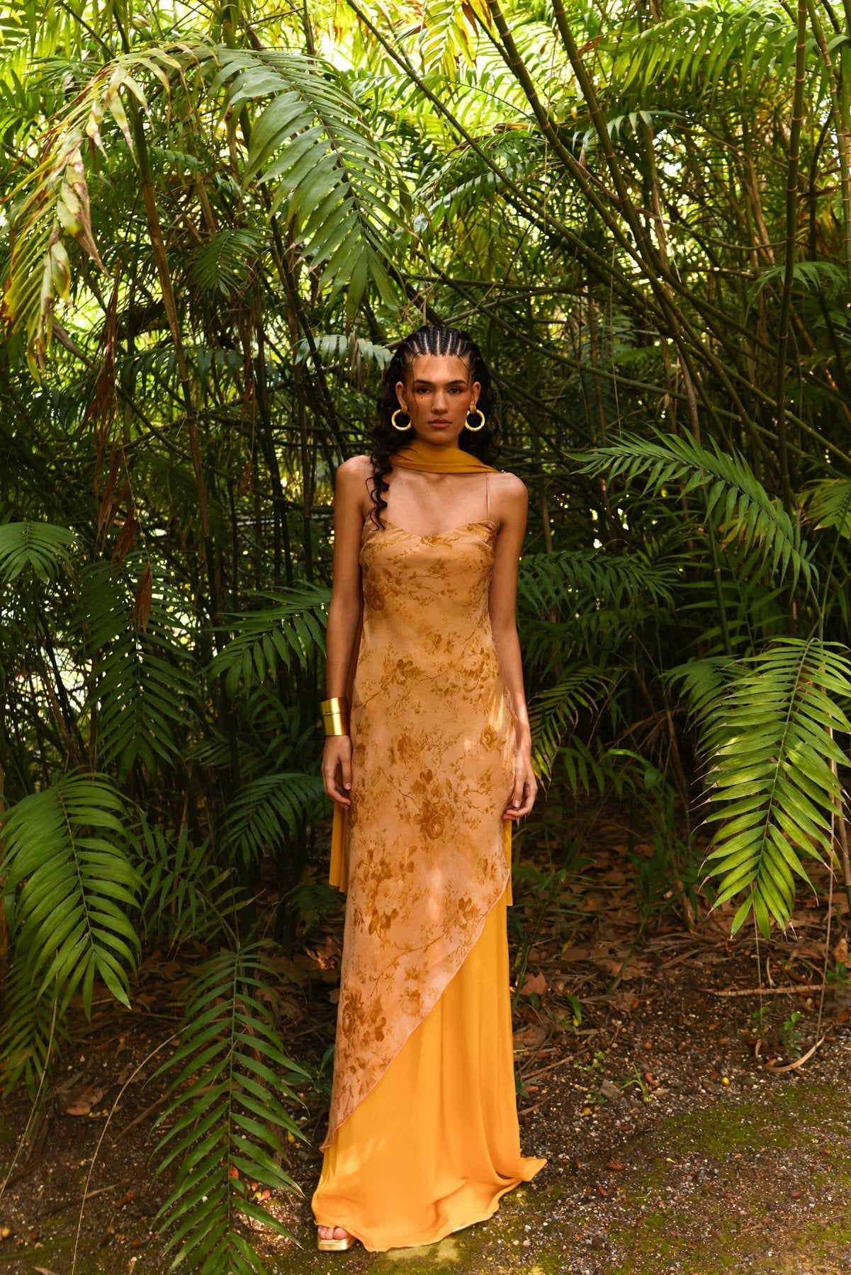 Vestido Moka Mostaza