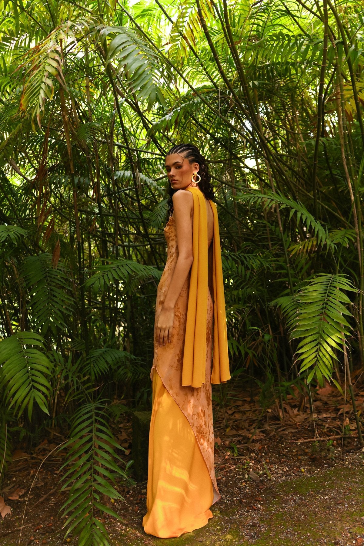 Vestido Moka Mostaza